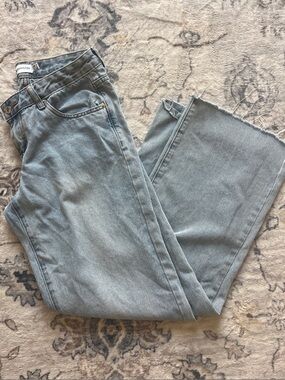 Low Rise Light Blue Wide Leg Jeans - that's so fetch